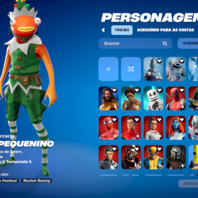 CONTA EPIC GAMES COM FORTNITE, GTA V, DBD, FALL GUYS, ETC