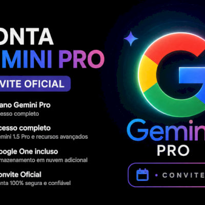 Gemini Pro Ativação por Convite (No seu email) 18 meses