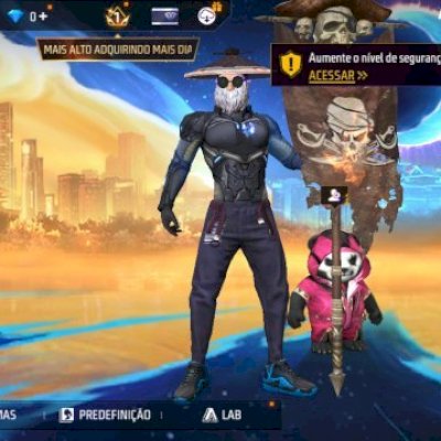 Conta de FF level 69 com vários itens raros e angelical brilhante!!