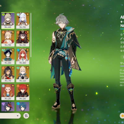 VENDO CONTA GENSHIN AR 58, SEM EMAIL VINCULADO