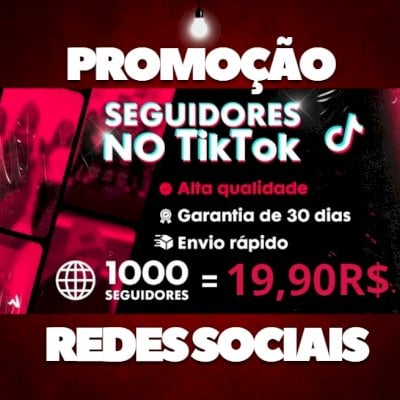 1K DE SEGUIDORES TIKTOK PROMOCIONAIS