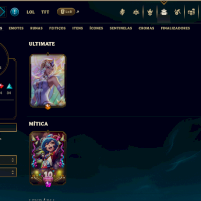 Unranked com 115 Champs e 82 Skins ( MAIN ADC )