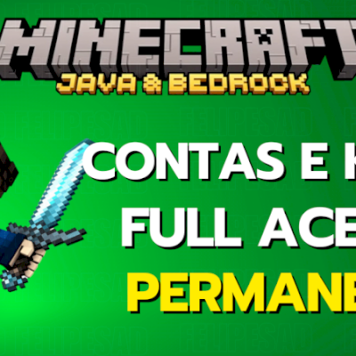 CONTA MINECRAFT FULL ACESSO / PERMANENTE| BEDROCK EDITION | JAVA EDITION