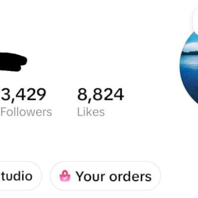 CONTA TIK TOK 3400 SEGUIDORES