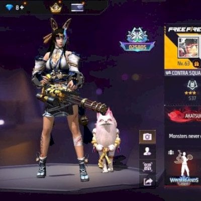 Conta feminina de FF