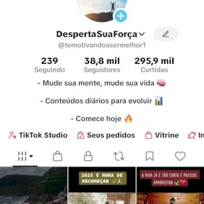 Conta com 38,8 mil Seguidores !