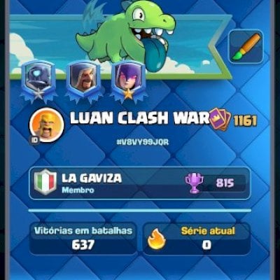 Conta de Clash royale com quase todas as cartas