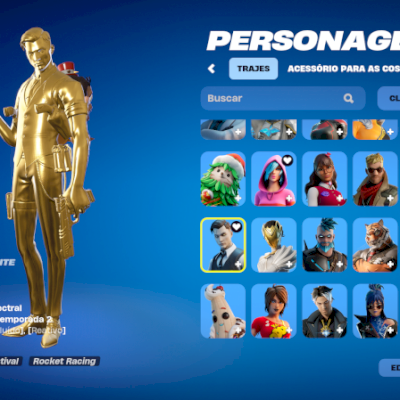 CONTA RARA COM MIDAS DOURADO COMPLETO E 2 SKINS EMINEM EVENTO ESPECIAL