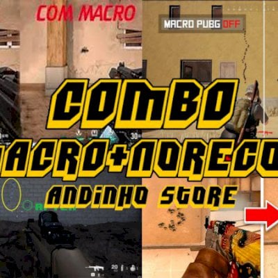 MACRO + NO RECOIL 2 em 1 PARA VALORANT,PUBG, WARZONE, CSGO 100% ANTIBAN  2025