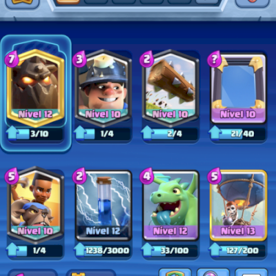 Conta muito rara, 5500 troféus, arena 16, 5 anos de jogo