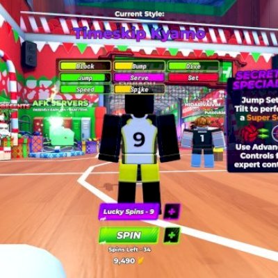 conta volleyball legends com tsh e tsk