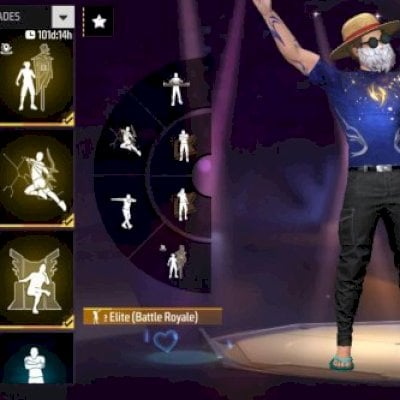 Conta Braba de ff com barbinha