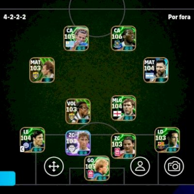 Conta Efootball- MESSI 104 (SELEÇÃO) +FORLAN 105 + DROGBA 106 + NEDVED 103(RARO)