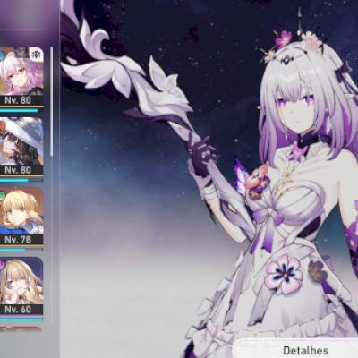 Conta honkai star rail lv67 com castorice