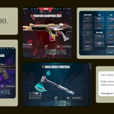 CONTA IMMORTAL -SKIN CHAMPION 2022, EXCLUSIVA.