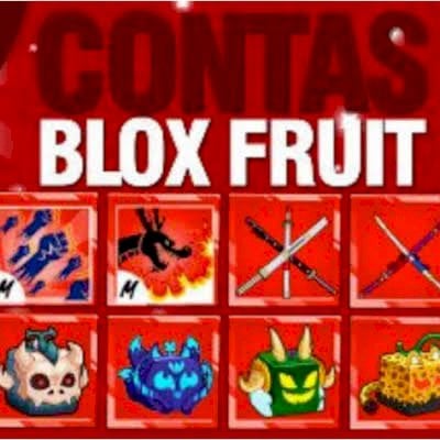 Contas blox fruits lv max com raça v4 full