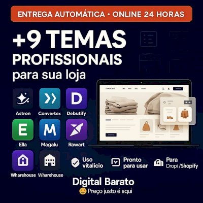 💡🤑🚐✈️🚆📦Os 9 MELHORES TEMAS DROPSHIPPING / SHOPIFY: Reunidos Num Só Lugar!💥