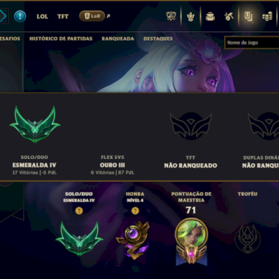 Esmeralda 4 com 50 Champs e 8 Skins