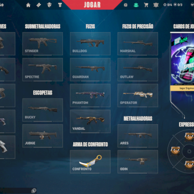 conta de valorant top para sair rapido! mais de 1000 reais em skin