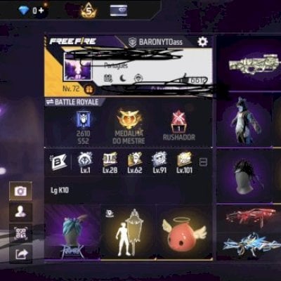 CONTA FREE FIRE PRIME 7