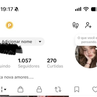 CONTA TIKTOK +1k SEGUIDORES, TIKTOKSHOP, LIVE, ENGAJADA, Feminino
