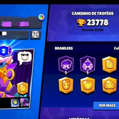 🏆 CONTA BRAWL STARS - 23K TROFÉUS | BUZZ GODZILLA + RICO SOBERANO + 3 LENDÁRIAS