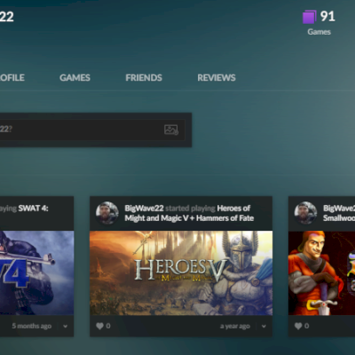 Vendo conta GOG com mais de 100 jogos (biblioteca grande e variada)