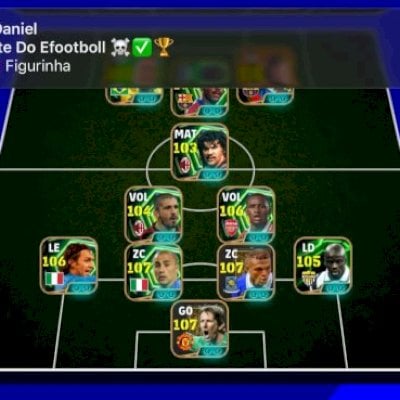 Conta efootball com messi