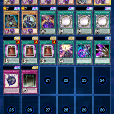 Contas Duel Links vários decks é todos os personagens liberados