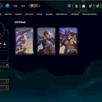 Prata 2 com 115 Champs e 34 Skins  ( Mais de 60 Jogos )