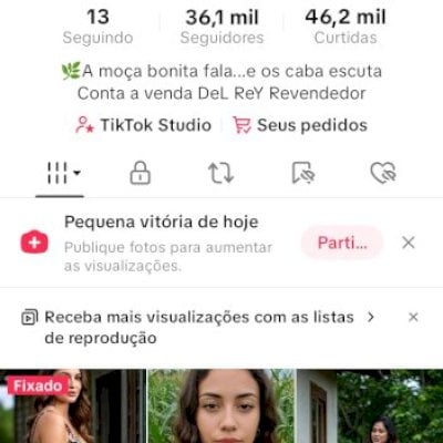 Tiktok [MONETIZADO] 40k seguidores 100% reais super engajada  (Leia a descrição)