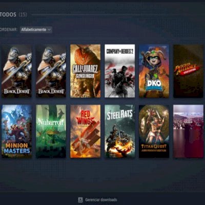 Conta Steam com + de 5 jogos
