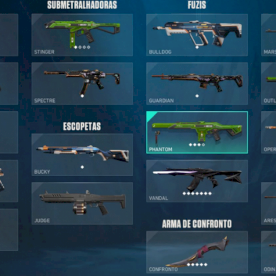 CONTA DE VALORANT COM SKINS
