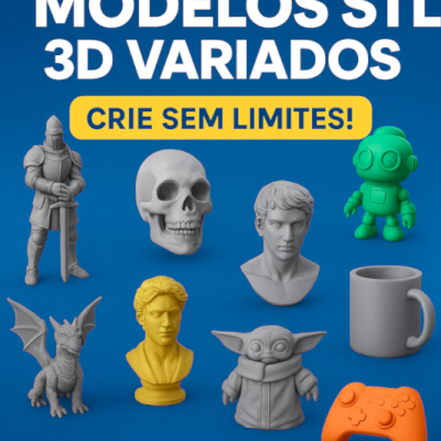 Modelos STL 3D Variados