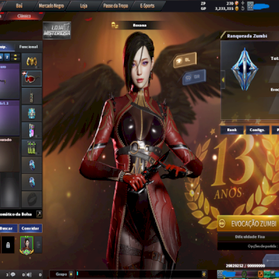 Conta de crossfire muito boa 19 vips,muita mns 5 cop