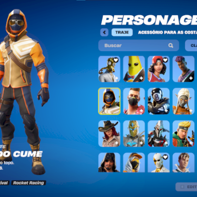 Vendo conta de fortnite com Travis scott ( Temporada 6 capitulo 1) e epic games