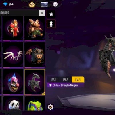 Conta de free fire a venda