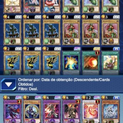 Conta YUGIOH com mais de 9000 gemas