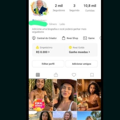 Vendo essa conta kwai 2k seguidores