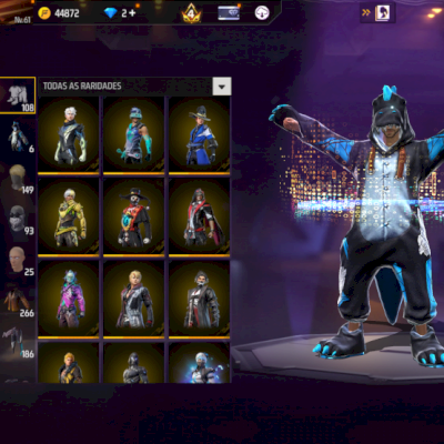 conta antiga FF, jogar dboa.