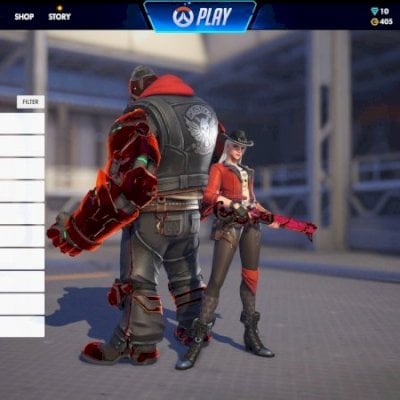 Conta de OW com boas skins e armas