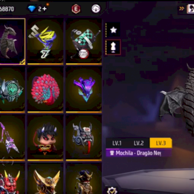 Vendo conta FF, vou mudar de cidade