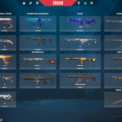 Conta NFA Valorant (10 a 200 skins)