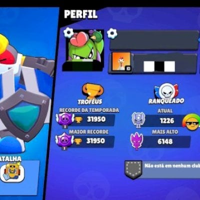 [BRAWL STARS] CONTA MUITO RARA DE 2020 + CONTA DE CLASH ROYALE