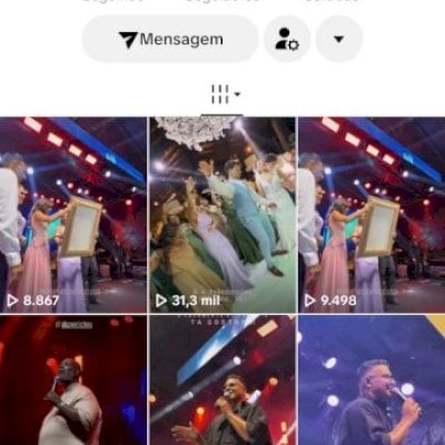 Vendo conta do tik Tok bem engajada
