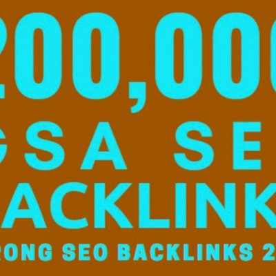 200.000 backlinks GSA SER SEO para a página 1 do Google
