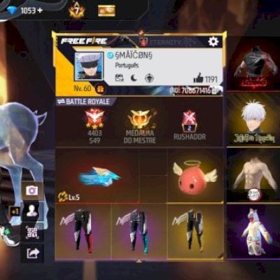 Conta FF a venda, com intes raro e parceria q não vão voltar.