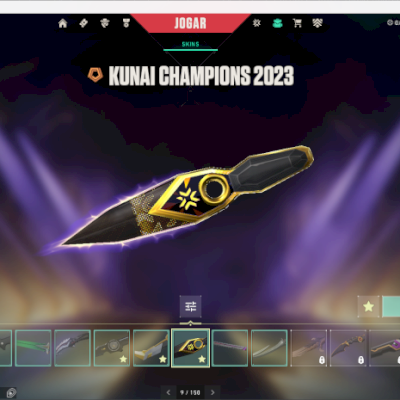 Conta Valorant com Pacote Champions 2023 (Conta com skins premium)