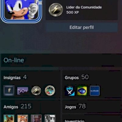 Conta Steam +70 Jogos, valor negociável