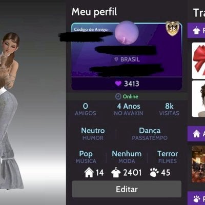 CONTA AVAKIN LIFE FEMININA!